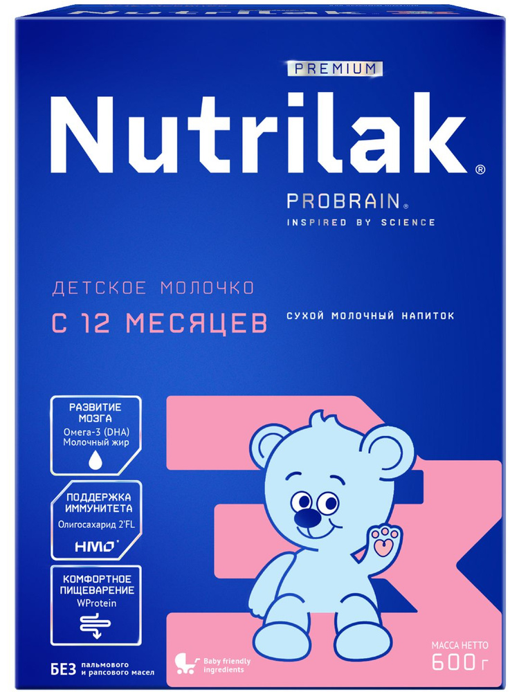 Молочная смесь Nutrilak Premium 3, с 12 месяцев