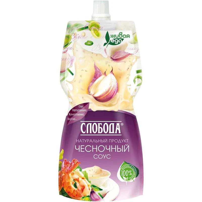 Соус Слобода чесночный 60%